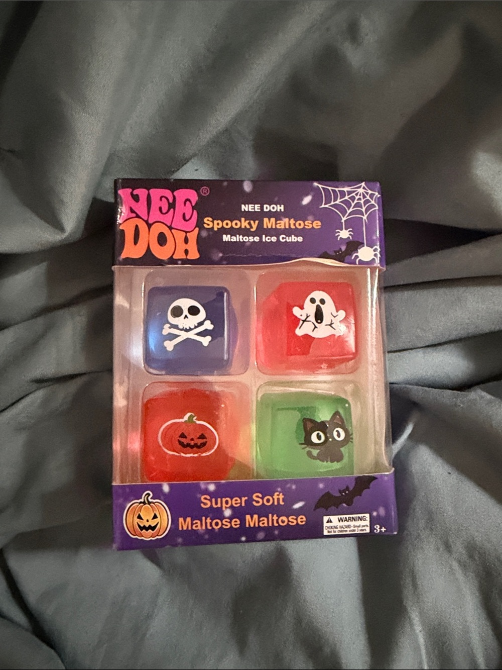 NeeDoh mini Halloween nice cubes 🐈‍⬛🎃💀👻